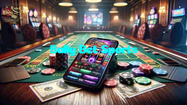 Bally Bet Sports casino presented on mobile device in Pakistan with slots and live games