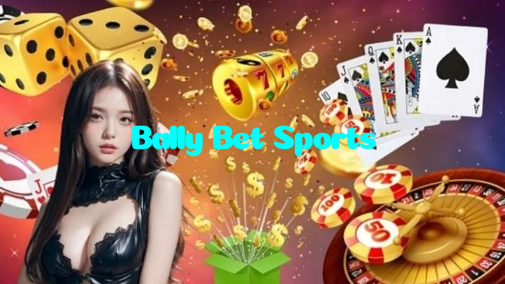 Bally Bet Sports casino presented on mobile device in Pakistan with slots and live games